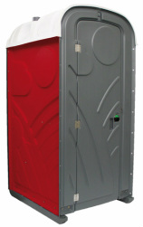 Our Red Karibu Loo Portable Toilet