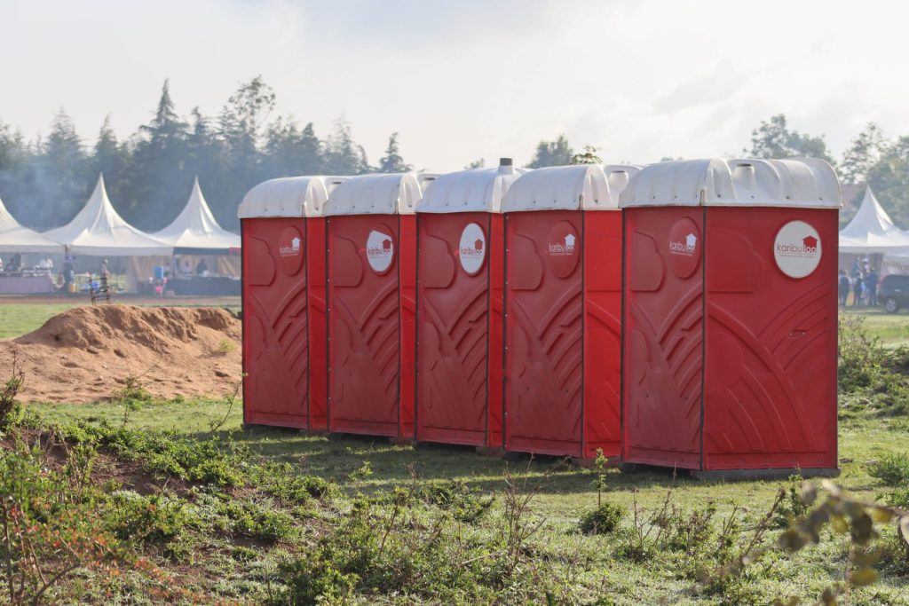 portable toilet rental for weddings Kenya.